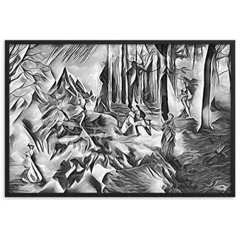 AMONG THE FOUR SEASONS YOU ARE THE FIFTH SENSE Superior Framed Poster