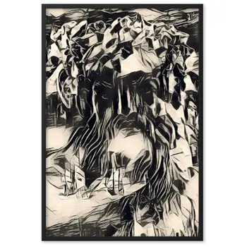 WHEN POSEIDON ASKED THE WAVES TO DANCE PREMIUM Framed Poster