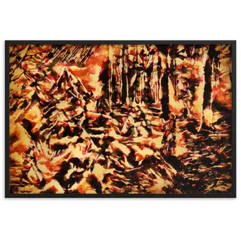 AMONG THE FOUR SEASONS YOU ARE THE FIFTH SENSE TALE Framed Poster
