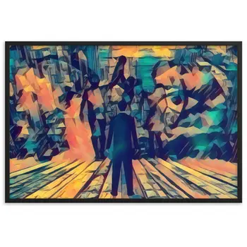 I SAW MY ENTIRE LIFE PASS THROUGH YOUR EYES Special Edition Framed Poster