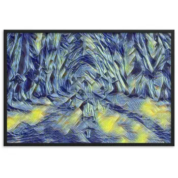 LOVE IS WHEN YOU CAN SEE WITHIN ME A.K Velvet Edition Framed Poster