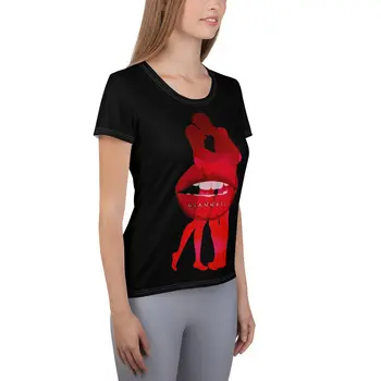 THE KISS Women's Athletic T-shirt by Gianneli