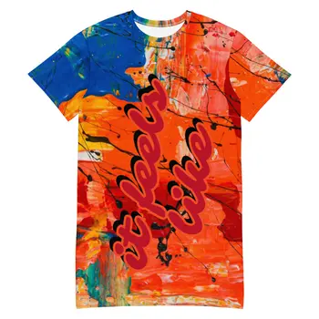 FLYING TANGO T-shirt Dress by Gianneli