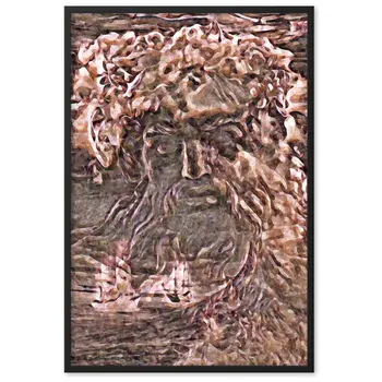 WHEN POSEIDON ASKED THE WAVES TO DANCE TALE Framed Poster