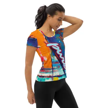 PURE LOVE Women's Athletic T-shirt by Gianneli