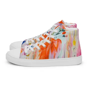 Gianneli Colours Handmade Women’s High Top Canvas Shoes