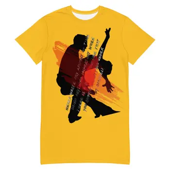 SUNSETS T-shirt dress by Gianneli