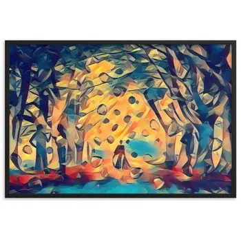 TO SEE MY HEART YOU MUST FIRST DIVE INTO MY TRUTH J.L Superior Framed Poster