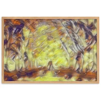 TO SEE MY HEART YOU MUST FIRST DIVE INTO MY TRUTH J.L VELVET Framed Poster