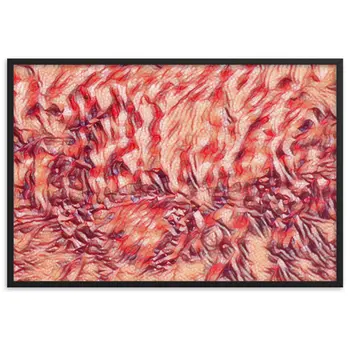 DANCE ME LIKE THE RAIN THAT BURNING OUT THE FIRE AROUND ME Velvet Framed Poster