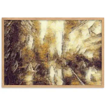 WHEN YOUR KISS WATERED ALL MY SENSES Velvet Edition Framed Poster