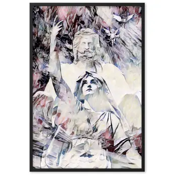 THE DAY THAT IT RAINED JASMINE IN POSEIDON'S HUG V2 Superior Framed Poster