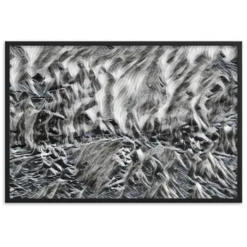 DANCE ME LIKE THE RAIN THAT BURNING OUT THE FIRE AROUND ME Velvet Framed Poster