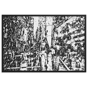 WHEN YOUR KISS WATERED ALL MY SENSES TALE Framed Poster