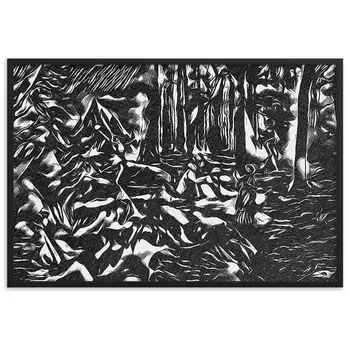 AMONG THE FOUR SEASONS YOU ARE THE FIFTH SENSE TALE Framed Poster