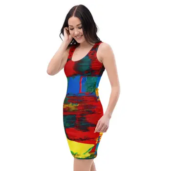Gianneli Colours Fitted Dress