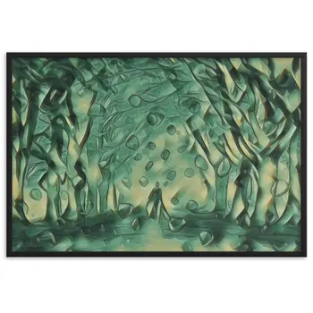 TO SEE MY HEART YOU MUST FIRST DIVE INTO MY TRUTH J.L VELVET Framed Poster