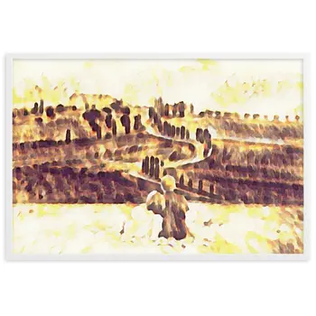 SEEING THE DAWN THROUGH THE DREAM SUPERIOR Framed Poster