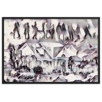 I WAS WAITING FOR YOU IN THE DREAM YOU HAD SEEN Special Edition Framed Poster