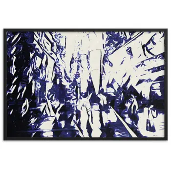 WHEN YOUR KISS WATERED ALL MY SENSES Superior Framed Poster