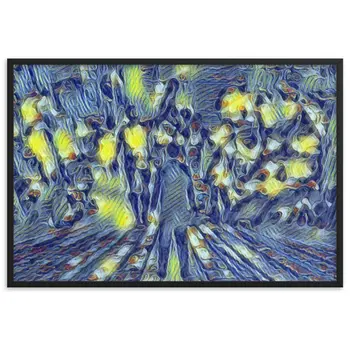 I SAW MY ENTIRE LIFE PASS THROUGH YOUR EYES Velvet Edition Framed Poster