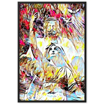 THE DAY THAT IT RAINED JASMINE IN POSEIDON'S HUG V2 Superior Framed Poster