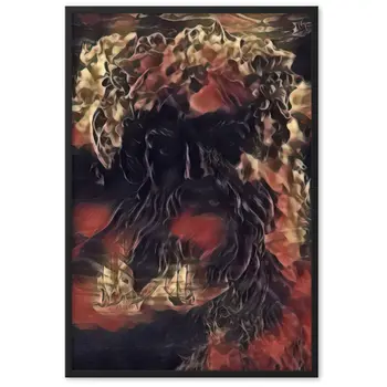 WHEN POSEIDON ASKED THE WAVES TO DANCE PREMIUM Framed Poster
