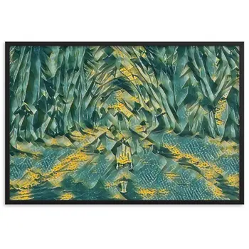 LOVE IS WHEN YOU CAN SEE WITHIN ME A.K Velvet Edition Framed Poster