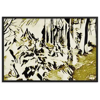 AMONG THE FOUR SEASONS YOU ARE THE FIFTH SENSE Superior Framed Poster