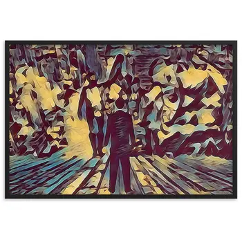 I SAW MY ENTIRE LIFE PASS THROUGH YOUR EYES TALE Framed Poster