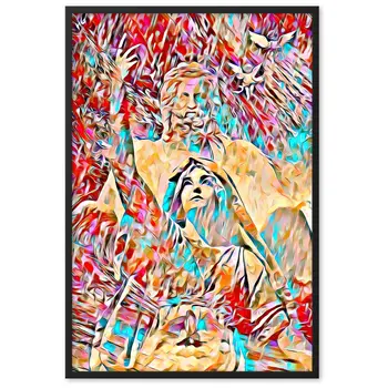 THE DAY THAT IT RAINED JASMINE IN POSEIDON'S HUG V2 Superior Framed Poster