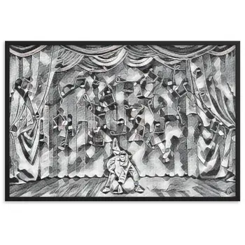 YOU WERE ALWAYS THE POEM I WANTED TO WRITE J.L Velvet Edition Framed Poster