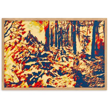 AMONG THE FOUR SEASONS YOU ARE THE FIFTH SENSE Special Edition Framed Poster