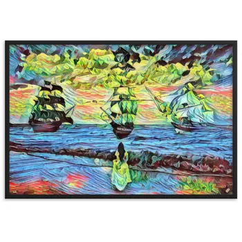 DISCOVER ME AGAIN Premium Framed Poster