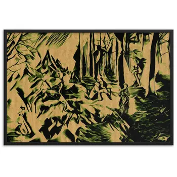 AMONG THE FOUR SEASONS YOU ARE THE FIFTH SENSE Superior Framed Poster