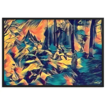 AMONG THE FOUR SEASONS YOU ARE THE FIFTH SENSE Superior Framed Poster