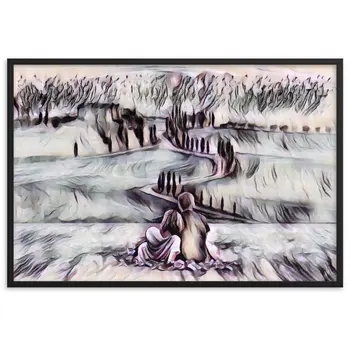 SEEING THE DAWN THROUGH THE DREAM SUPERIOR Framed Poster