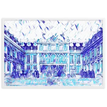 CÉLÉBRATION À LA MAISON DE L'ART V2 Superior Framed Poster