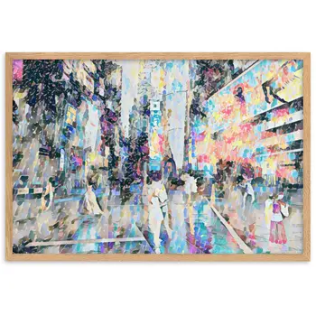 WHEN YOUR KISS WATERED ALL MY SENSES UPPER Framed Poster