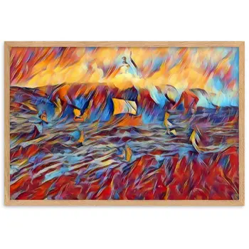 AS YOU SET OUT FOR ITHACA Premium Framed Poster