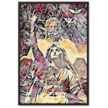 THE DAY THAT IT RAINED JASMINE IN POSEIDON'S HUG V2 Superior Framed Poster