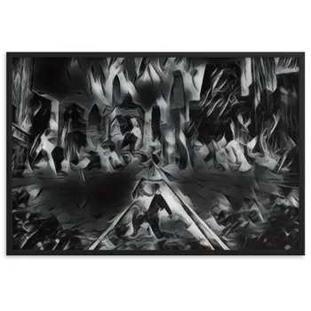 YOU ARE THE RHYTHM THAT STILL DANCES WITHIN ME Velvet Framed Poster