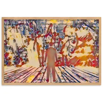 I SAW MY ENTIRE LIFE PASS THROUGH YOUR EYES Special Edition Framed Poster