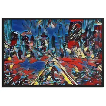 YOU ARE THE RHYTHM THAT STILL DANCES WITHIN ME Velvet Framed Poster
