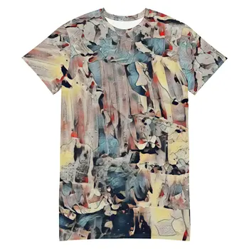 VINTAGE HEART ART T-shirt Dress by Gianneli