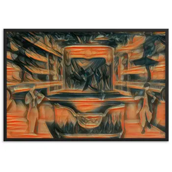 WHEN YOUR SENSES DANCE WITH MY MOMENTS JL.AK PREMIUM Framed Poster