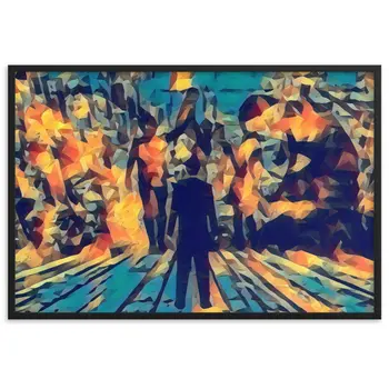 I SAW MY ENTIRE LIFE PASS THROUGH YOUR EYES Special Edition Framed Poster