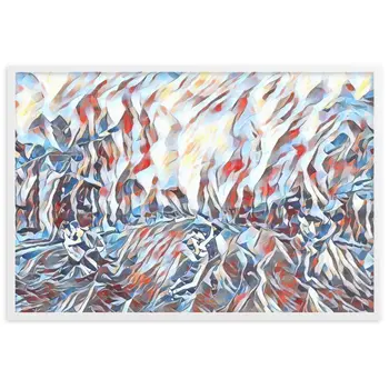 DANCE ME LIKE THE RAIN THAT BURNING OUT THE FIRE AROUND ME Framed Poster