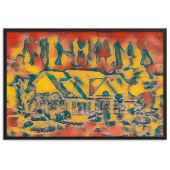 I WAS WAITING FOR YOU IN THE DREAM YOU HAD SEEN Special Edition Framed Poster