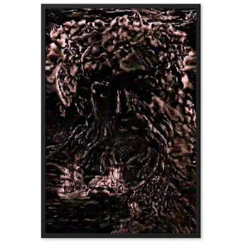 WHEN POSEIDON ASKED THE WAVES TO DANCE TALE Framed Poster